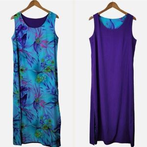 Vtg 90s reverse slip dress